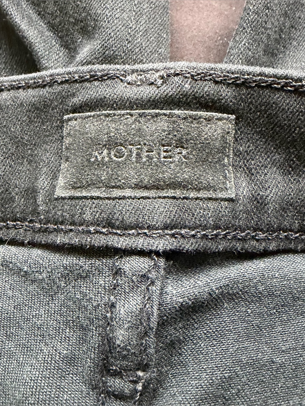 MOTHER Insider Crop Step Fray Jeans in Not Guilty Womens 28 - Picture 12 of 15